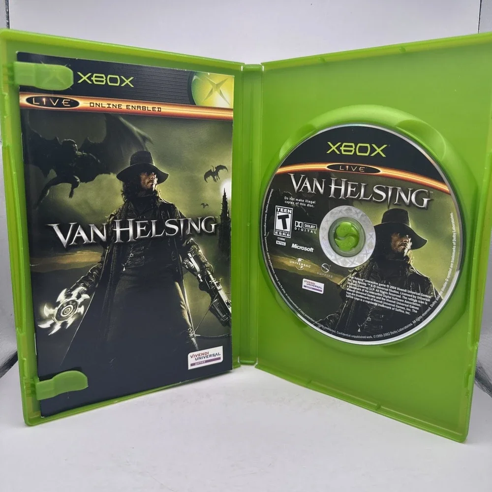 Van Helsing Microsoft Xbox Complete CIB w Manual